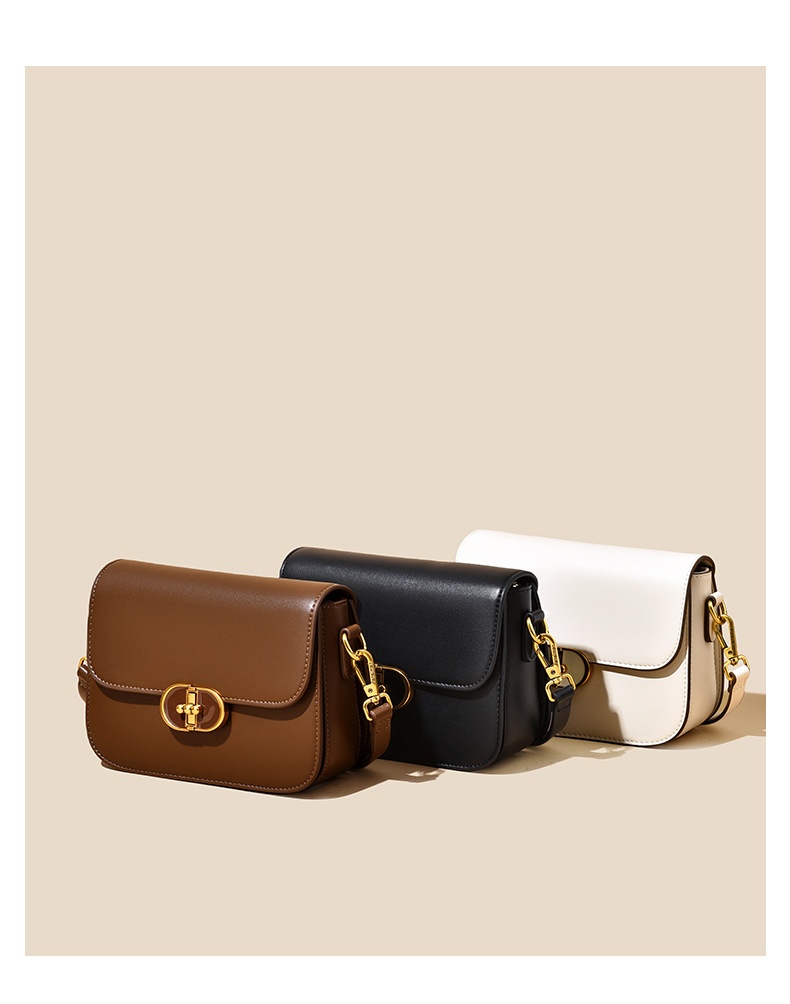 Crossbody Bag Classic Womens Small Square Leather shoulder bag